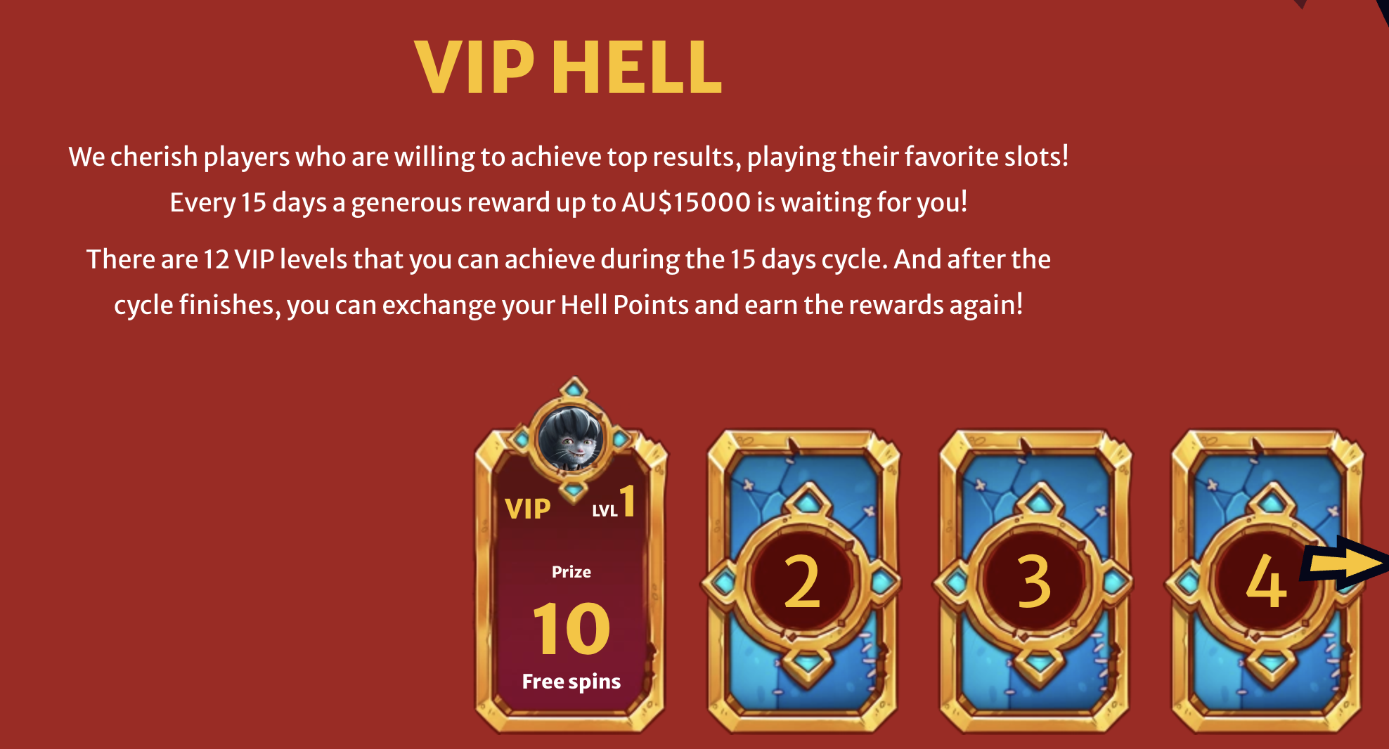 Screenshot of Hellspin Casino app interface on mobile device